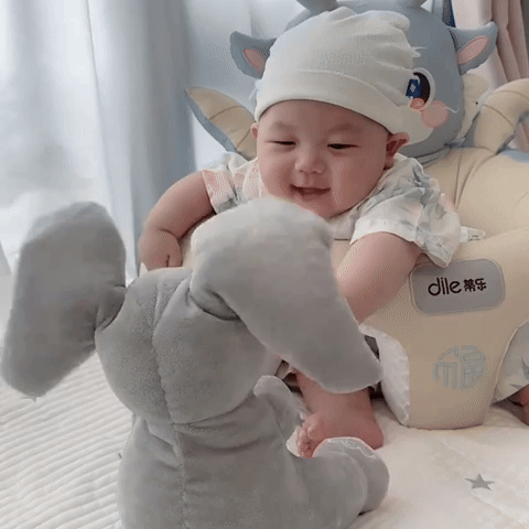 Peek-a-Boo Musical Elephant | Soft, Safe & Adorable for Babies